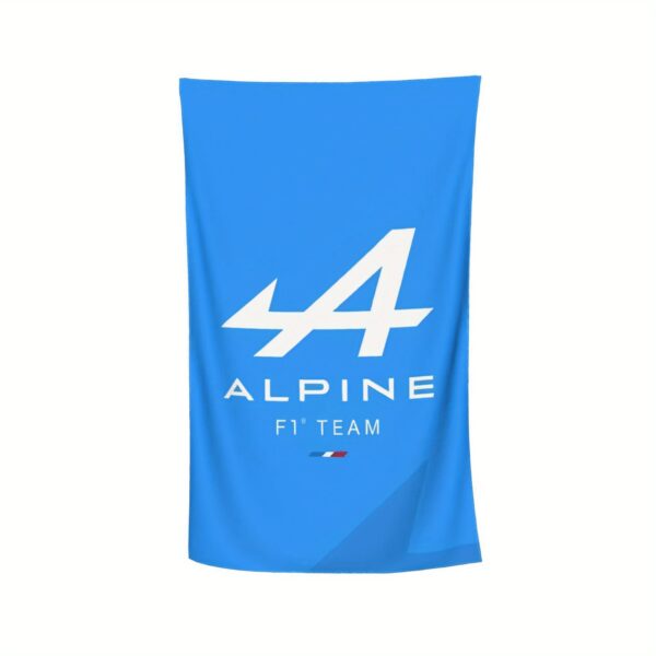 Serviette de Plage Logo Équipe Alpine F1