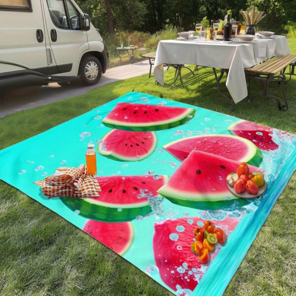 Drap de plage en forme de pastèque – Image 2