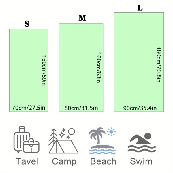 Serviette de Plage Gestes de la Main JUL – Image 3