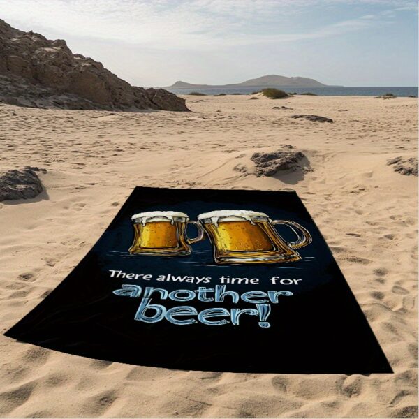Serviette de Plage pour Amoureux de la Bière – Image 4