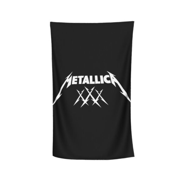 Serviette de Plage Metallica black