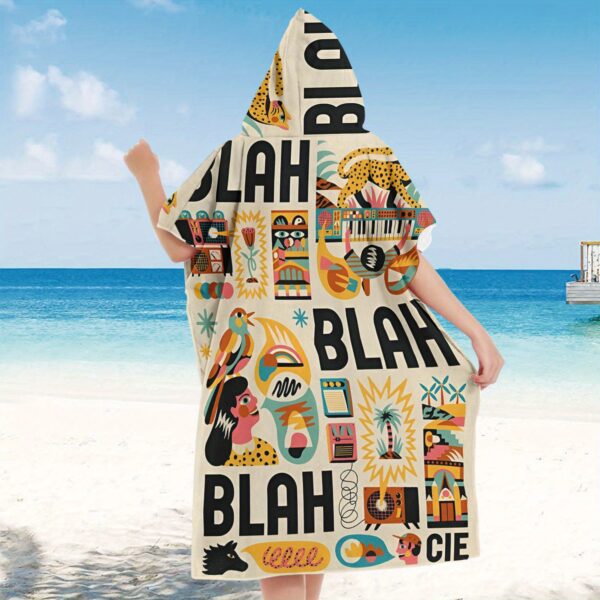 Poncho de plage BLAH – Image 6