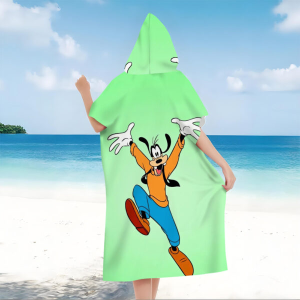 Poncho de plage Mickey Mouse & Goofy volant – Image 5