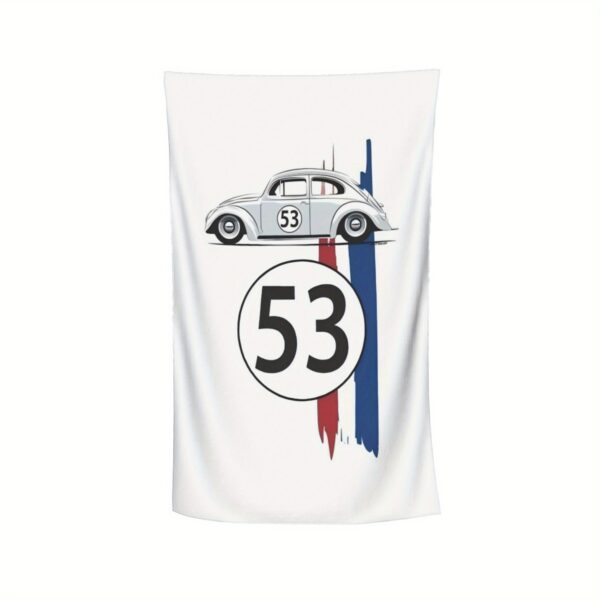 Serviette de Plage Microfibre Inspirée du Film Herbie – Image 8