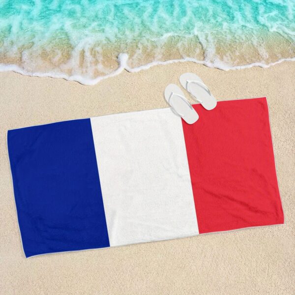Serviette de plage française ouverte – Image 3