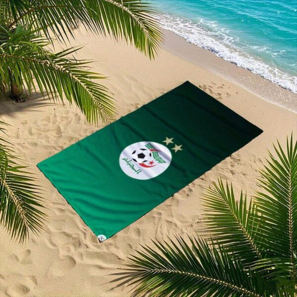serviette de plage de l'équipe de football nationale algérienne – Image 2