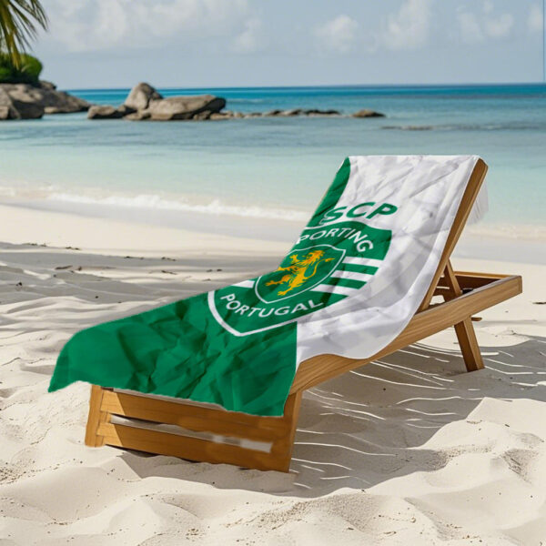 Serviette de Plage Sporting de Lisboa – Image 5