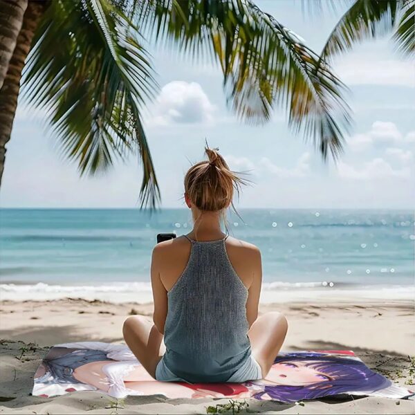 Serviette de plage cadeau d'amour Raiden Shogun – Image 8