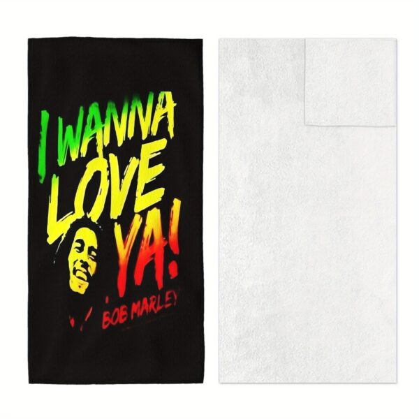 Serviette de Plage Pliable Hommage à Bob Marley – Image 7