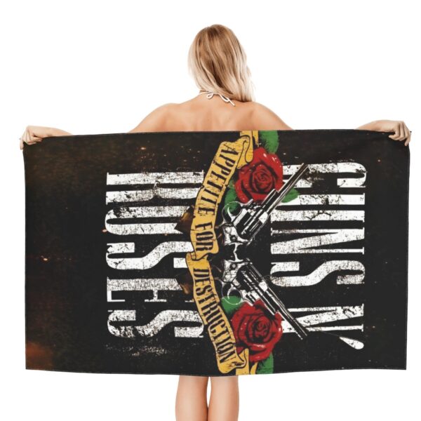 Serviette de Plage Groupe Guns N' Roses – Image 2