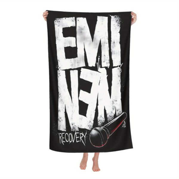 Serviette de plage ultra-fine en microfibre Eminem 'Recovery' - – Image 2