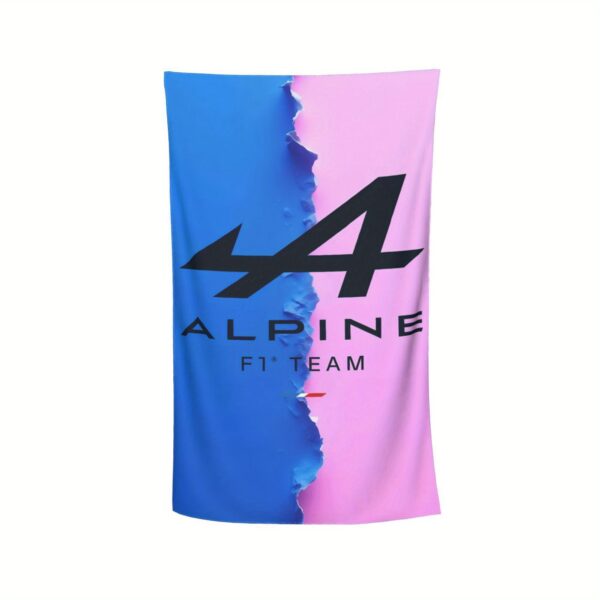 Serviette de Plage Équipe Alpine F1 – Image 2