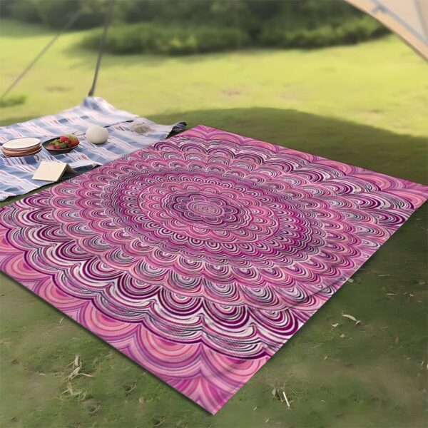 Drap de plage Tourbillon Violet Vibrant – Image 5