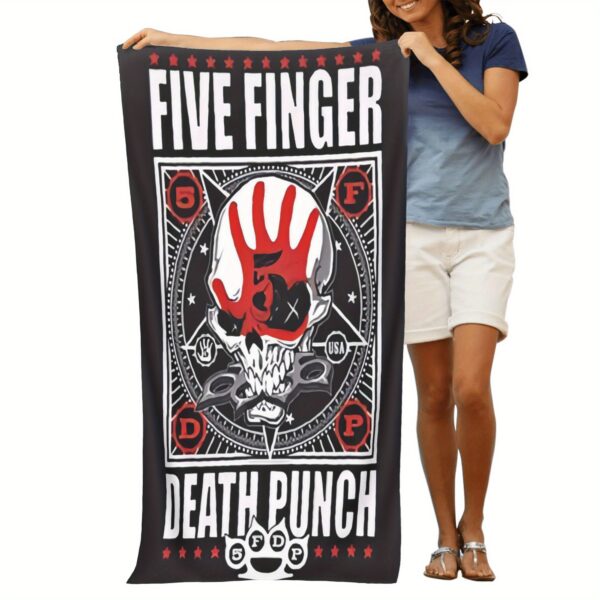 Serviette de plage Five Finger Death Punch – Image 5