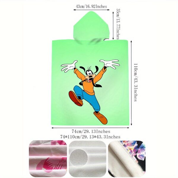Poncho de plage Mickey Mouse & Goofy volant – Image 3