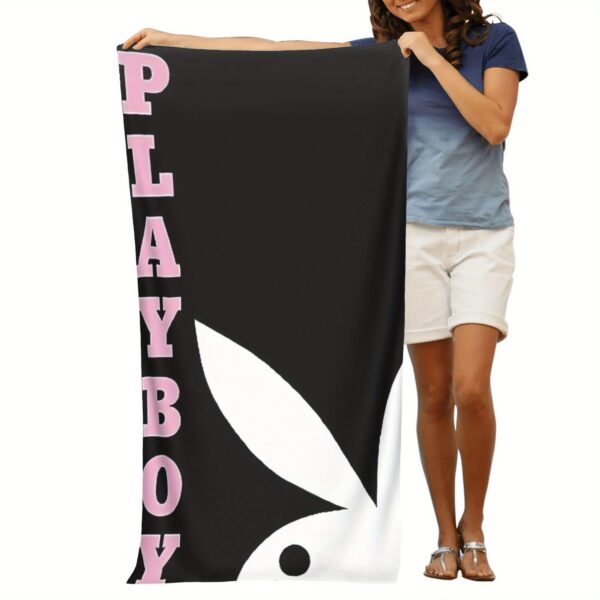 Serviette de Plage Logo Bunny Playboy – Image 3