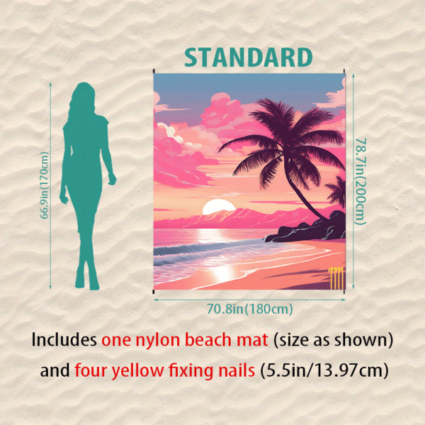 Drap de plage Vue Océan – Image 3