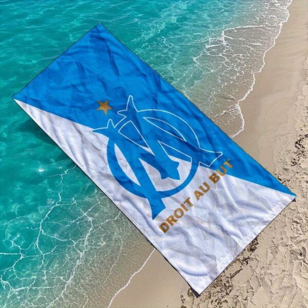 Serviette de plage Marseille FC – Image 3