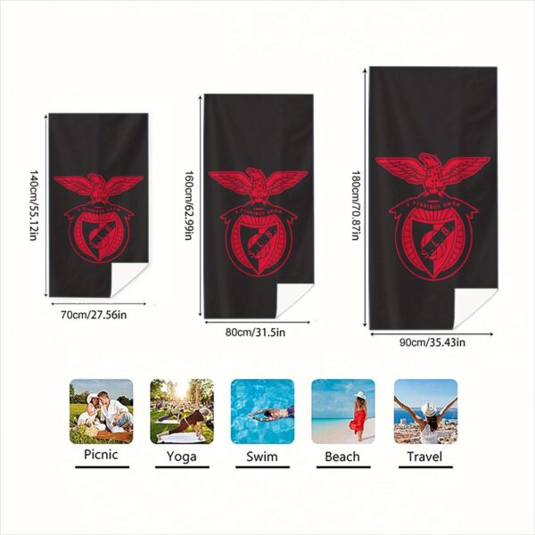 Serviette de Plage Officielle Sport Lisboa e Benfica – Image 4