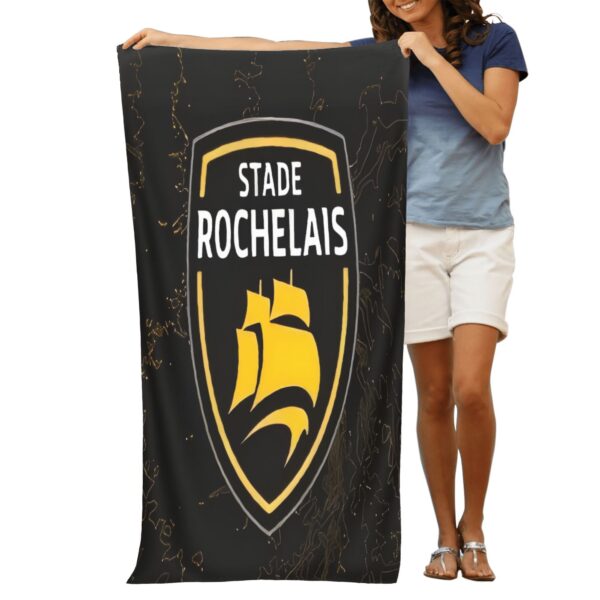 Serviette de plage avec logo Stade Rochelais – Image 4