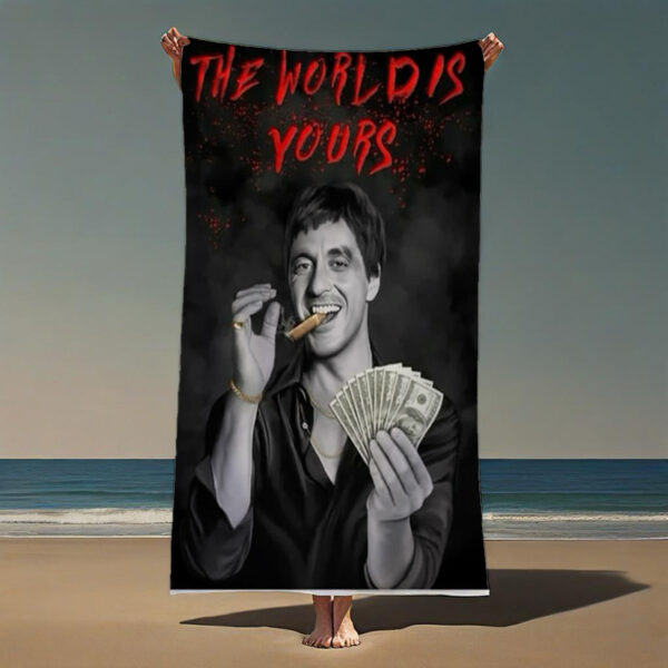 Serviette de Plage à Thème du Film Scarface – Image 2
