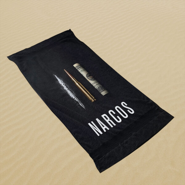 Serviette de Plage Inspirée par la Série Narcos – Image 3