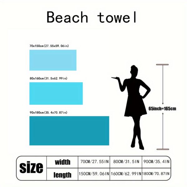 Serviette de Plage Style St Tropez – Image 4