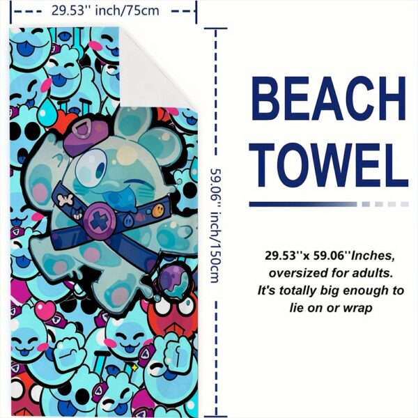 serviette de plage en dessin animé Brawl – Image 3