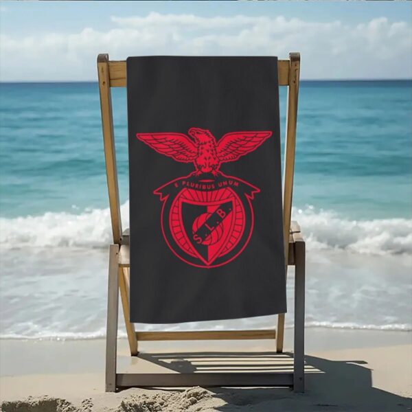 Serviette de Plage Officielle Sport Lisboa e Benfica – Image 2
