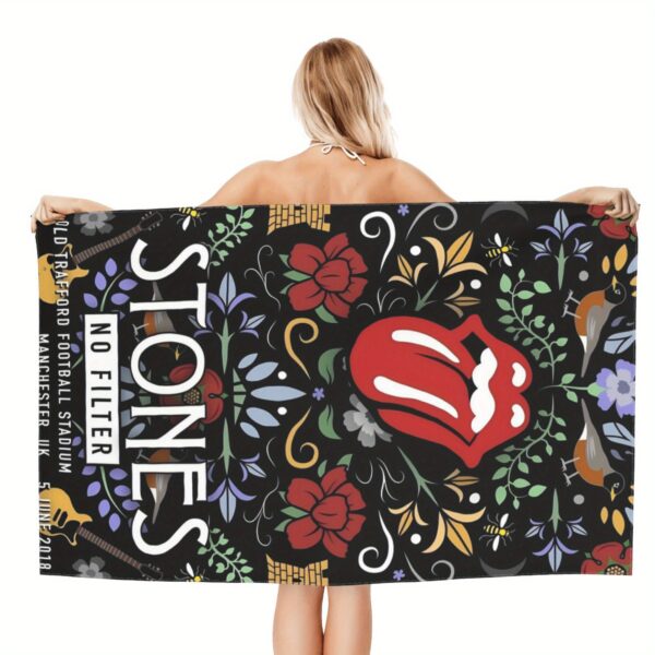 Serviette de plage rolling stones