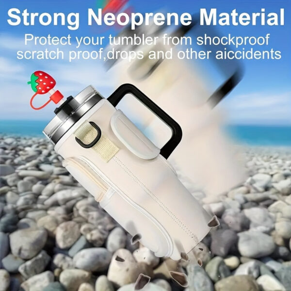 Tumbler isotherme avec manchon en néoprène – Image 10