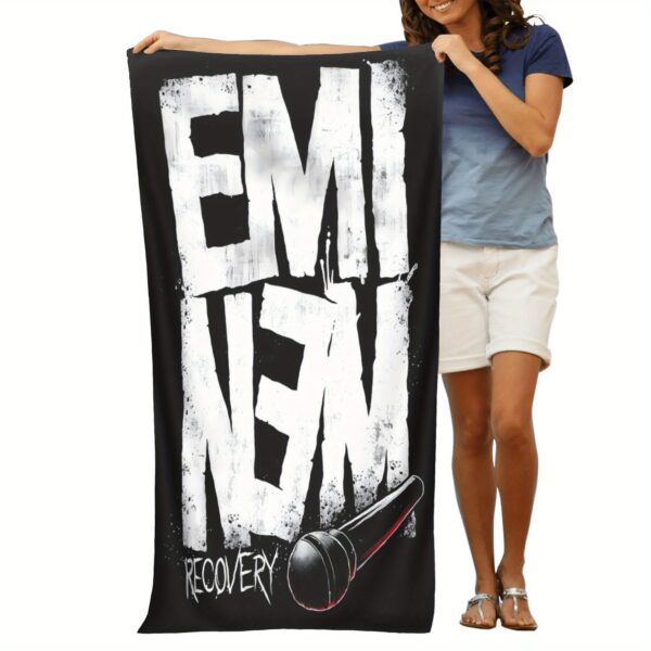 Serviette de plage ultra-fine en microfibre Eminem 'Recovery' - – Image 6