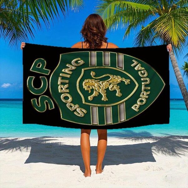 Serviette de plage Sporting Clube de Portugal – Image 6