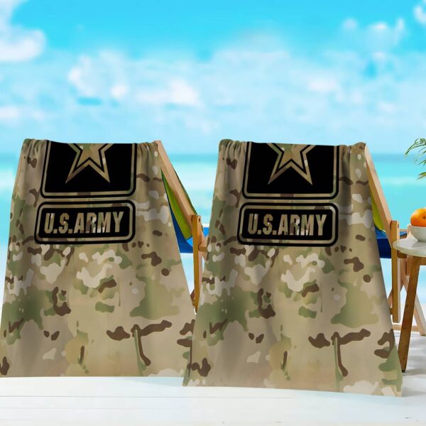 Serviette de Plage à Séchage Armée Américaine – Image 6