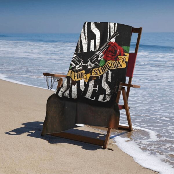 Serviette de Plage Groupe Guns N' Roses – Image 5