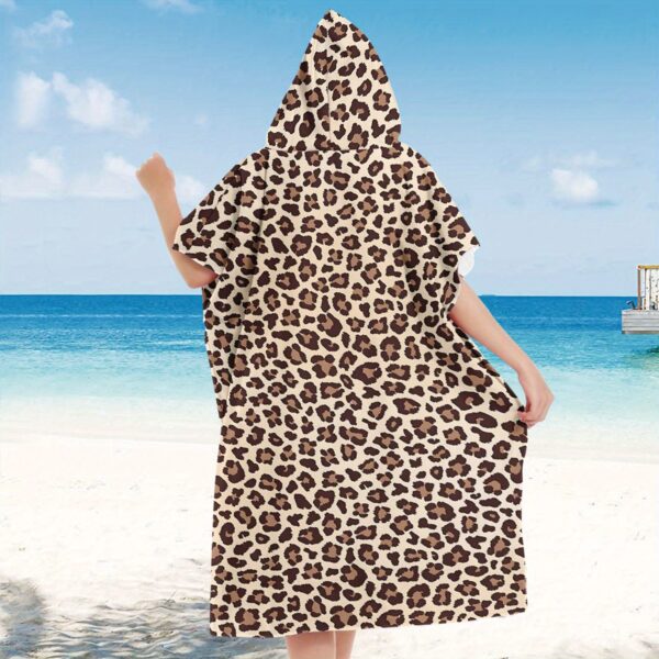 Poncho de plage léopard – Image 3