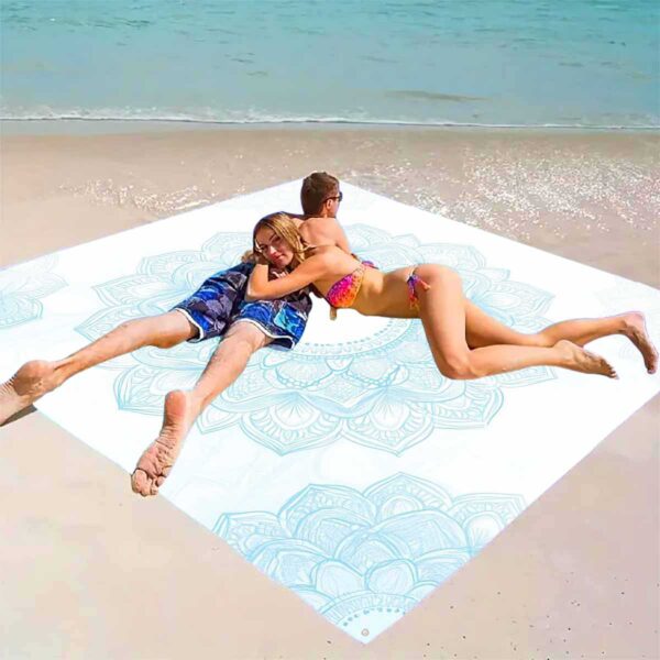 Drap de plage à motif mandala – Image 5