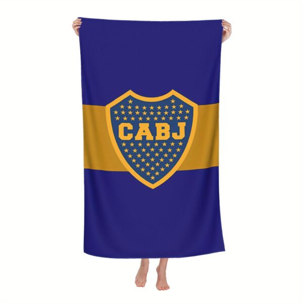 Serviette de plage club de soccer Boca Juniors – Image 2