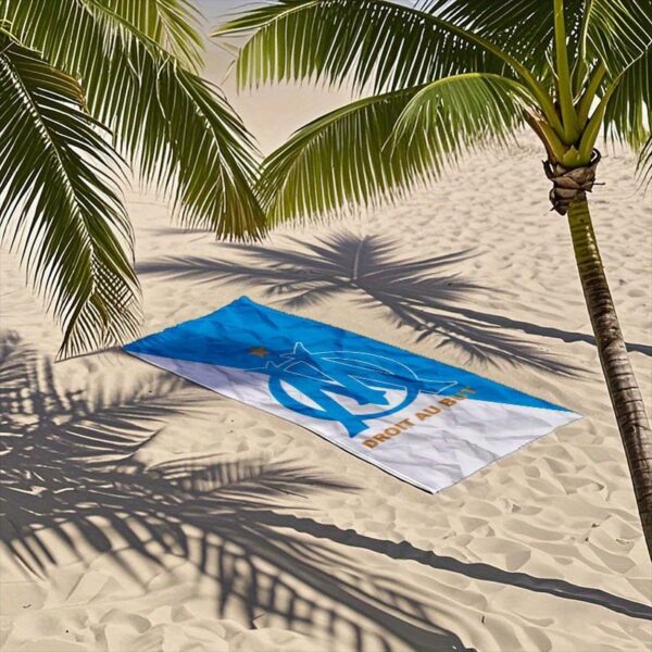 Serviette de plage Marseille FC – Image 5