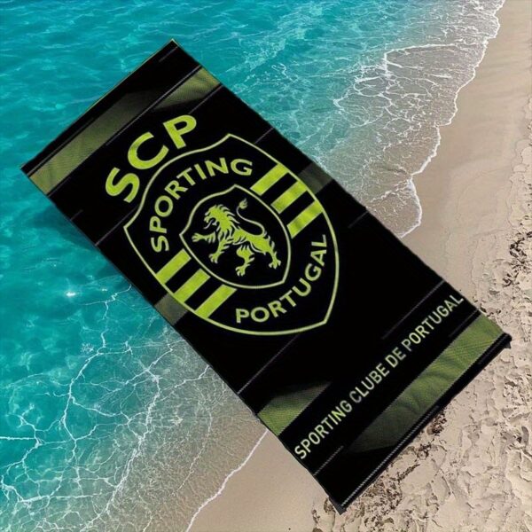 Serviette de plage Sporting Clube de Portugal – Image 2