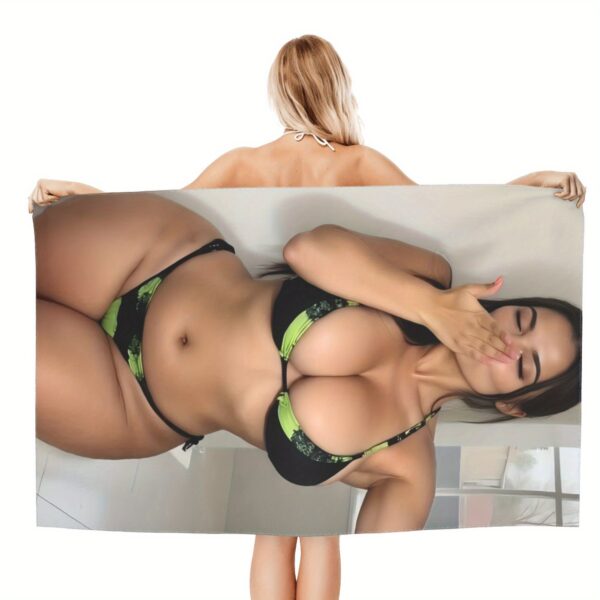 Serviette en Microfibre à Imprimé Floral Tropical Sexy