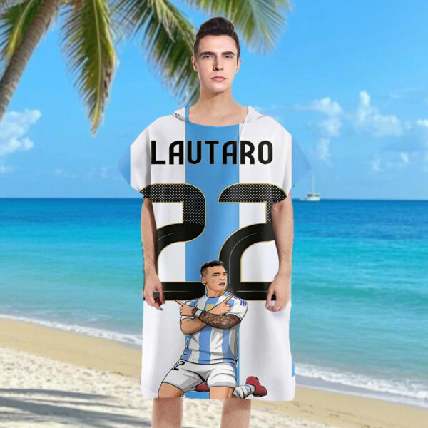 Poncho de plage Lautaro 22 Argentine – Image 6