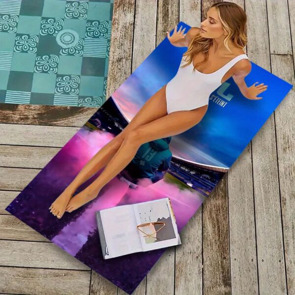 Serviette de Plage  Motif Silhouette Volantes – Image 11
