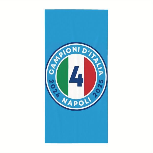 Serviette de plage Napoli Campioni D'Italia 2025 – Image 3