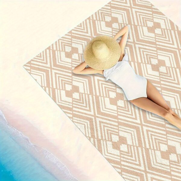 Drap de plage geometrique – Image 2