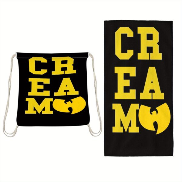 Serviette de plage et sac à dos "CREAM" wu tang clan