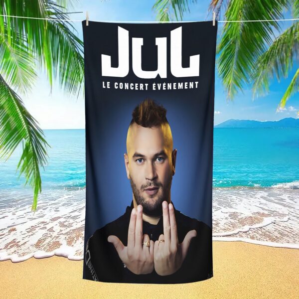 Serviette de plage pliable 2 en 1 et sac de rangement par Jul – Image 3