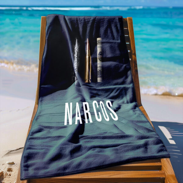 Serviette de Plage Inspirée par la Série Narcos – Image 2
