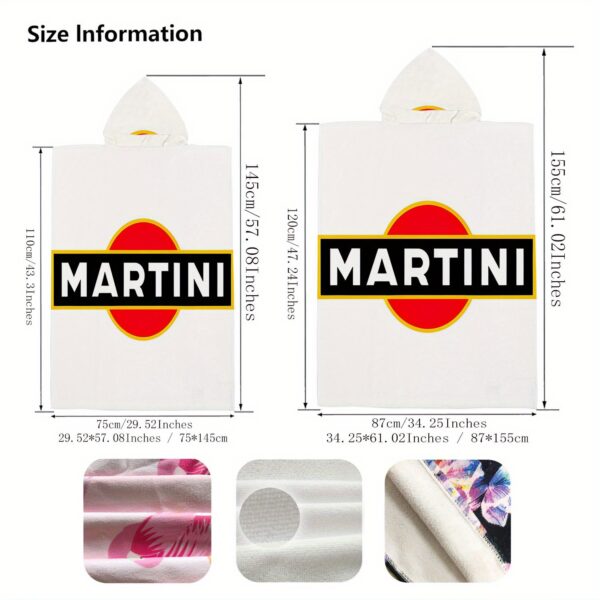 Poncho de plage Martini – Image 3