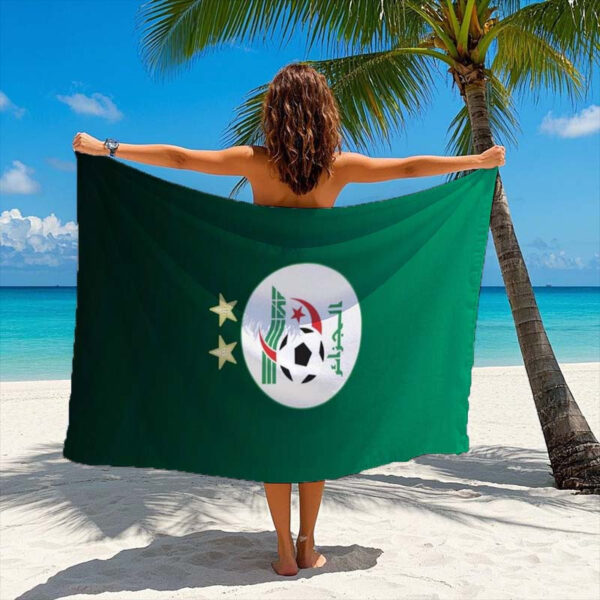serviette de plage de l'équipe de football nationale algérienne